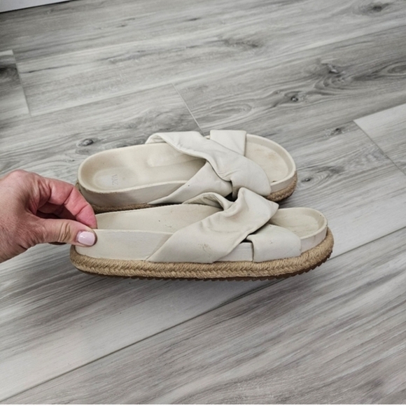 Zara Women's Sandals in Cream Sz 38 - Picture 7 of 8